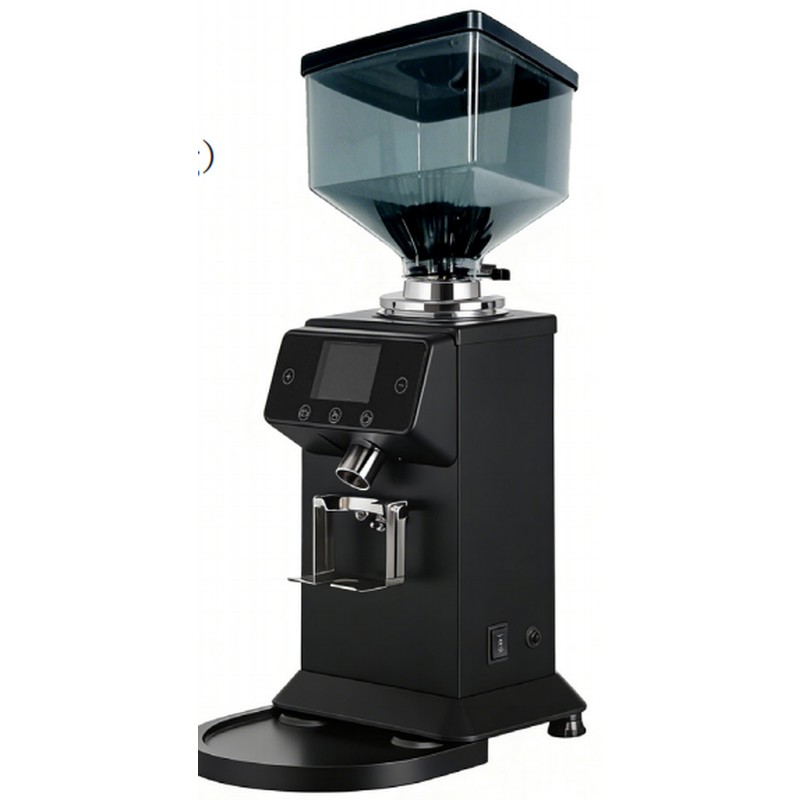 Commercial Coffee Grinder ZW-3901 80mm DLC Coated Flat Burr 800W Heavy Duty 1.5L