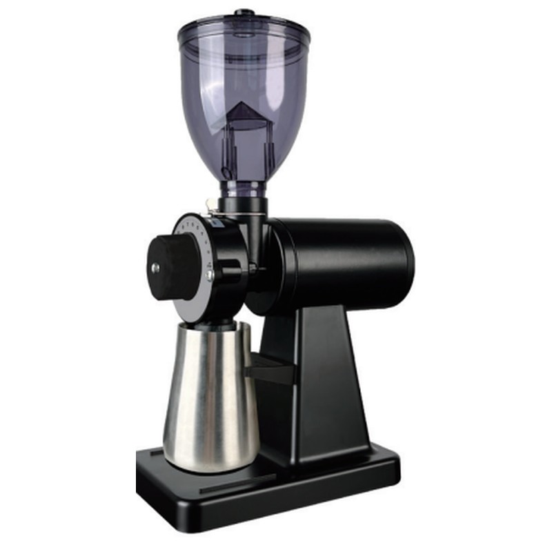 Commercial Coffee Grinder 500N 60mm Flat Burr 12-Gear Adjustment Electric Mill