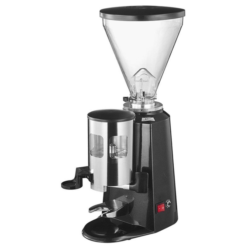 Commercial Coffee Grinder 900N 64mm Flat Burr 1.5L Manual Dosing 500W Heavy Duty