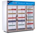 Triple Door Commercial Display Refrigerator (Rose Gold Finish)