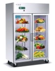2 Glass Door Refrigerator Commercial Refrigerator - 1000L