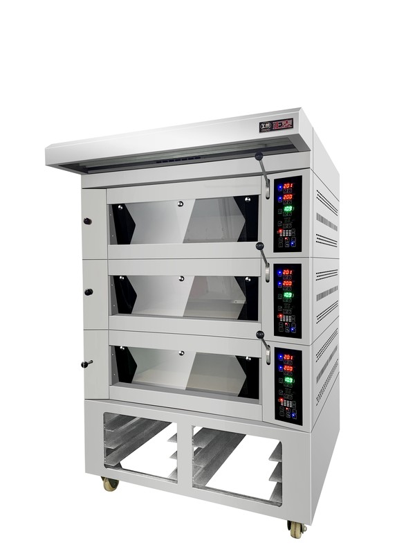 MightyChef 3-Deck 12-Tray Electric Deck Oven
