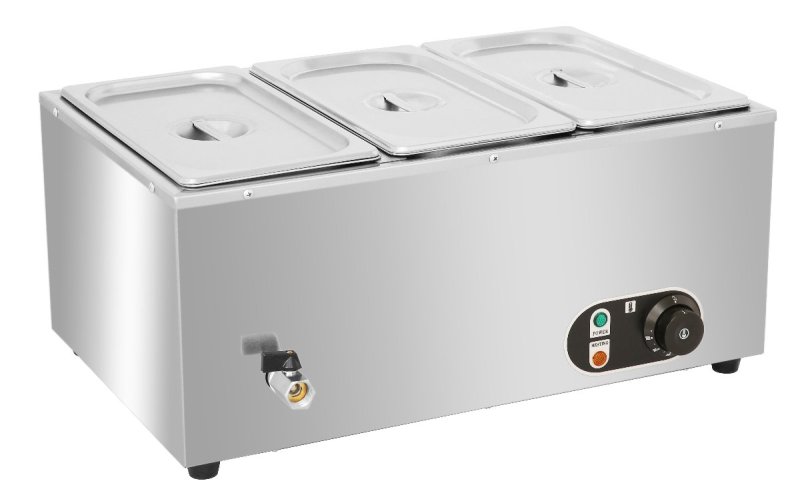 Commercial Electric 3-Pot Bain Marie MC-3V
