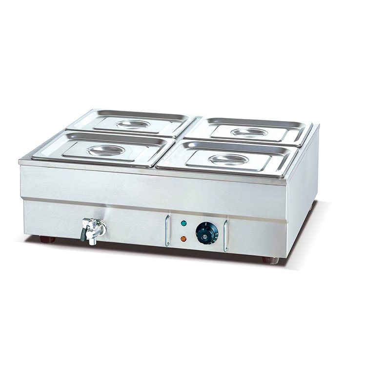 Commercial Countertop 4-Pot Bain Marie MC-4B