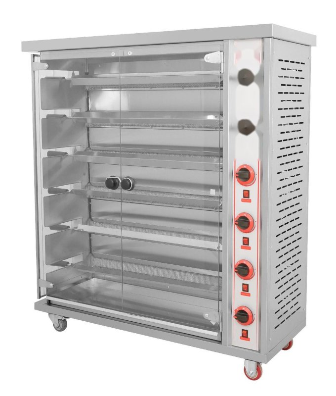 Commercial Gas Chicken Rotisserie MC-6P