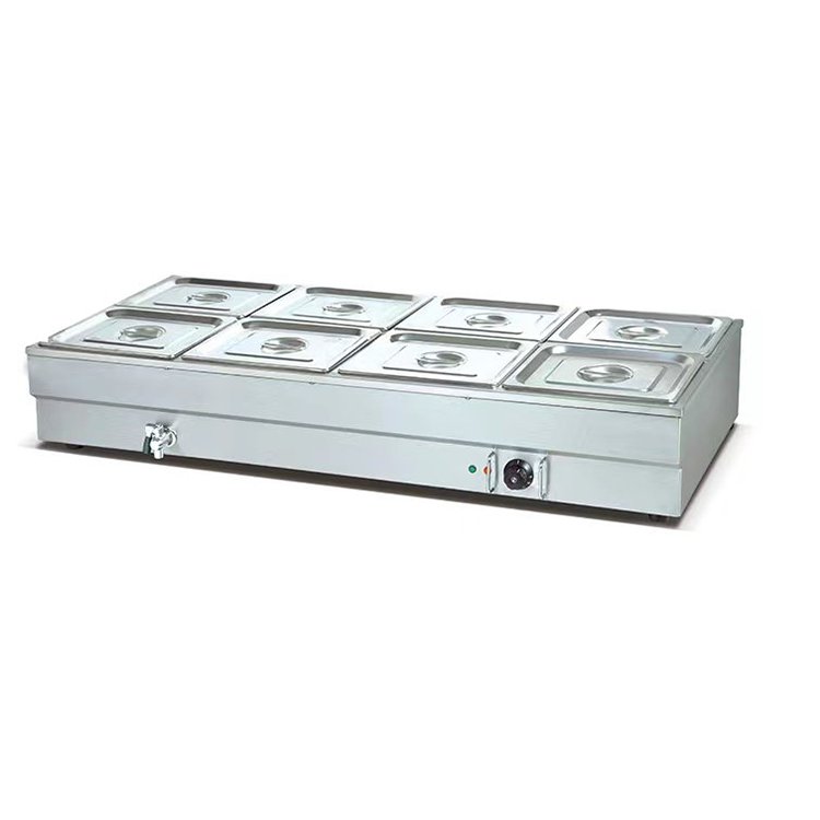 Commercial Countertop 8-Pot Bain Marie MC-8B