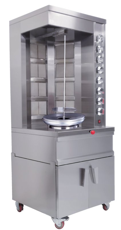 Commercial Gas Vertical Double Shawarma Grill MC-G950QM（右）