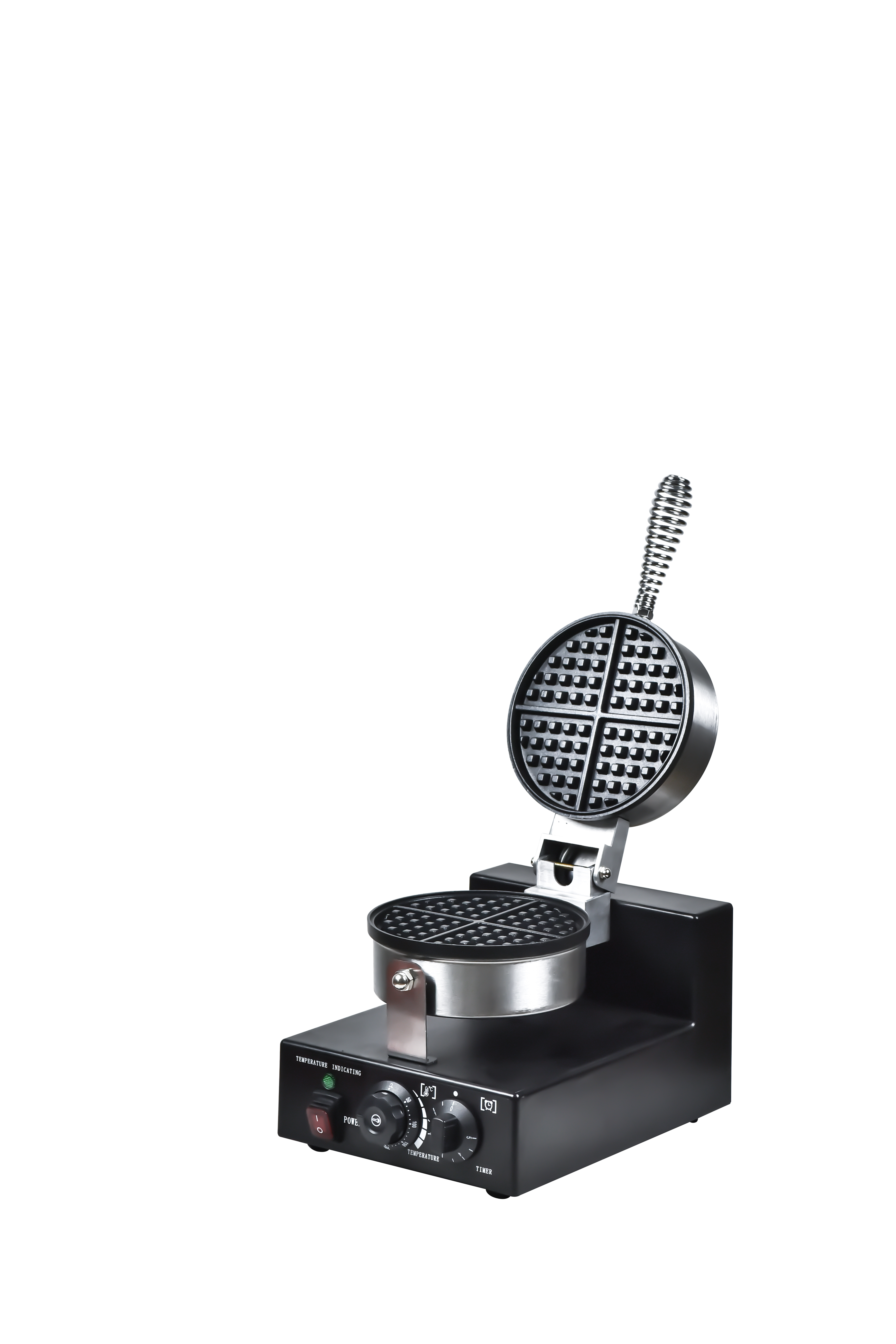 Commercial Single Waffle Maker wt Plastic Color Body Frame