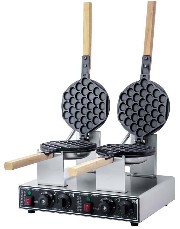 Commercial Double‑Plate Belgian Waffle Maker