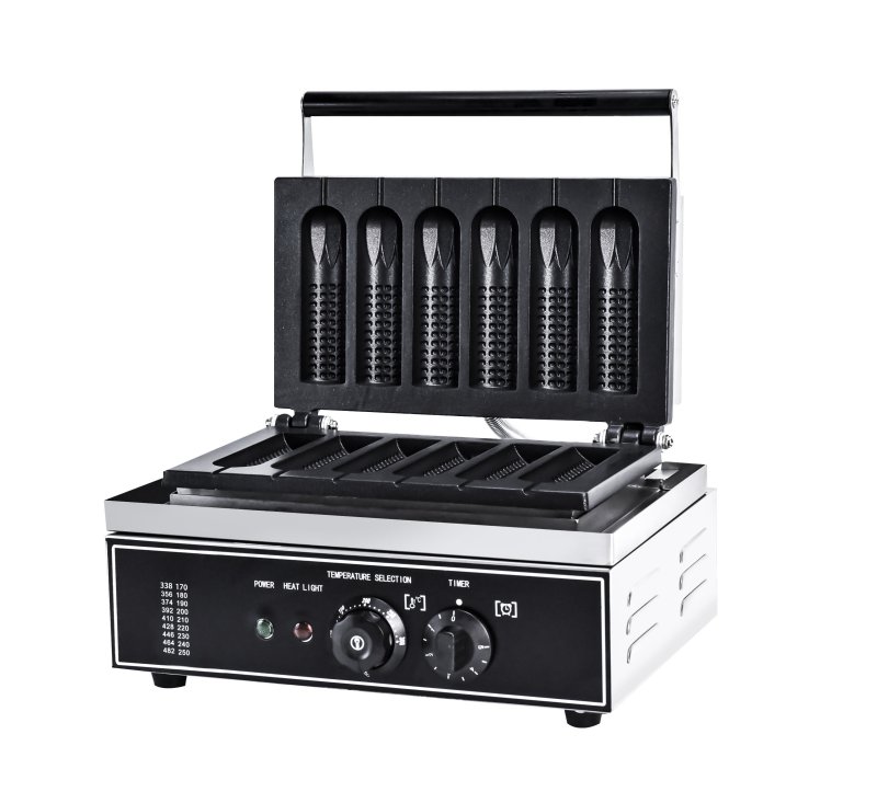 Commercial SIX Corn Waffle Maker