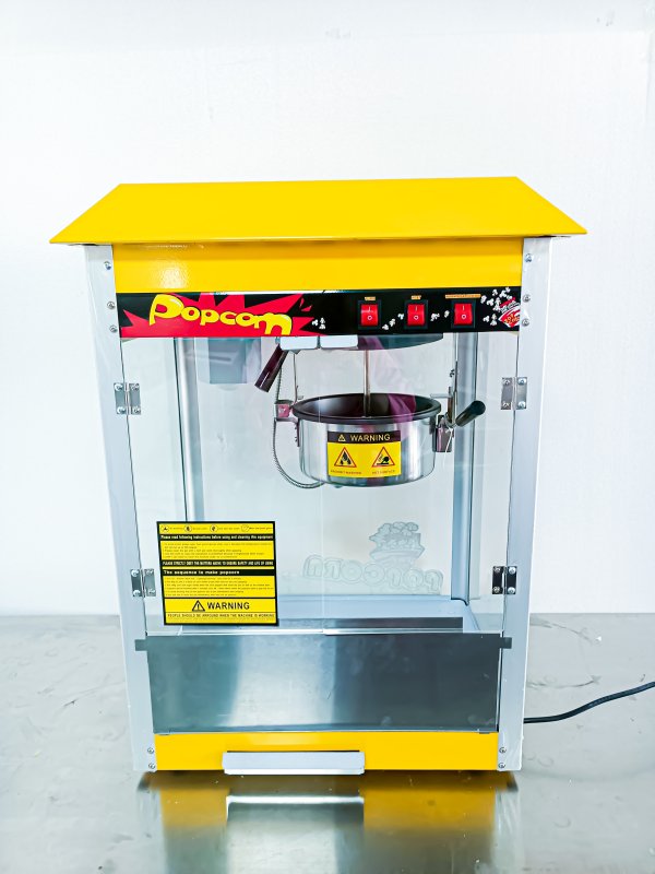Commercial Yellow Top Popcorn Machine