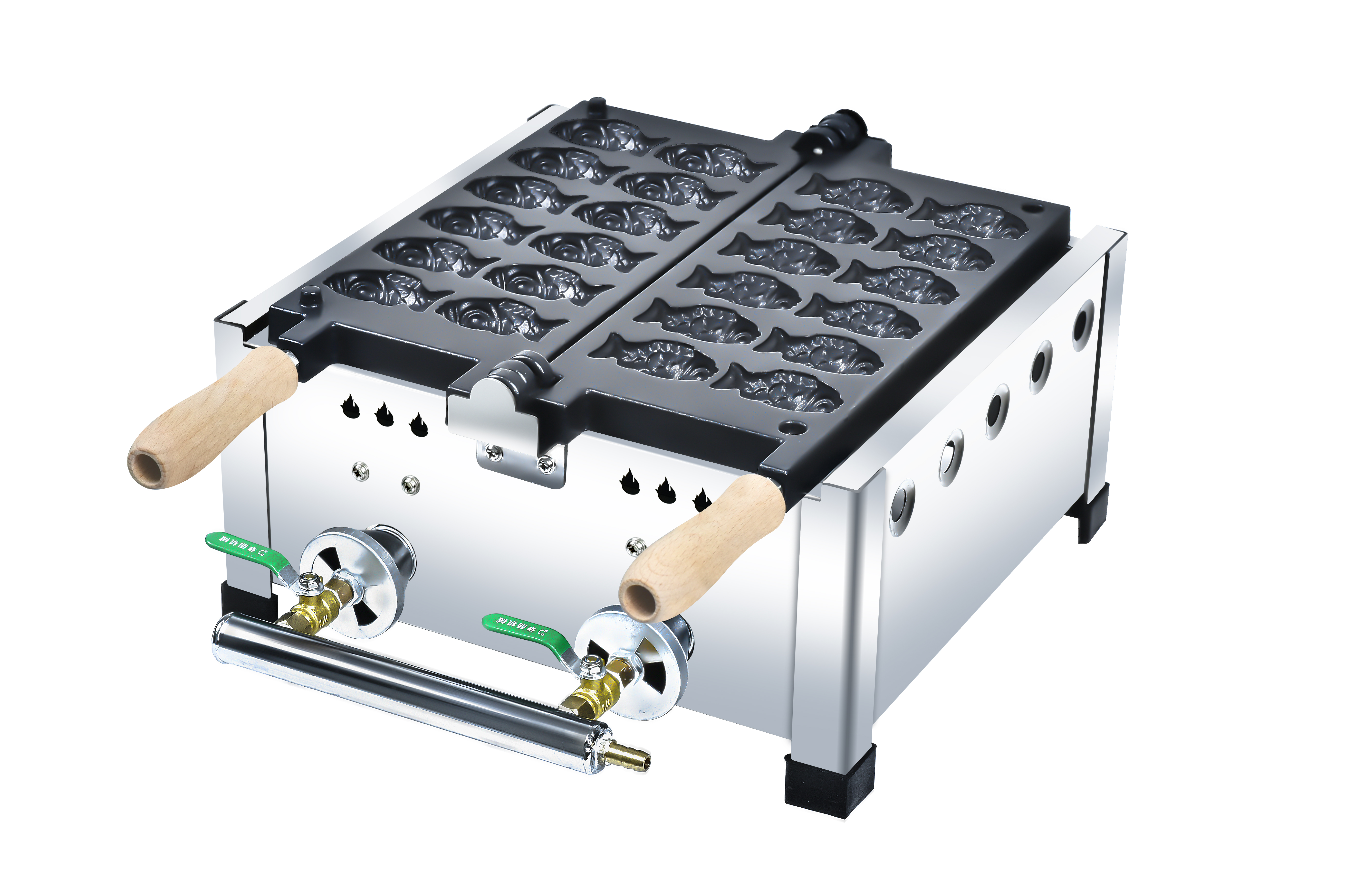 Gas 12 Pcs mini Fish Shaped Waffle Maker