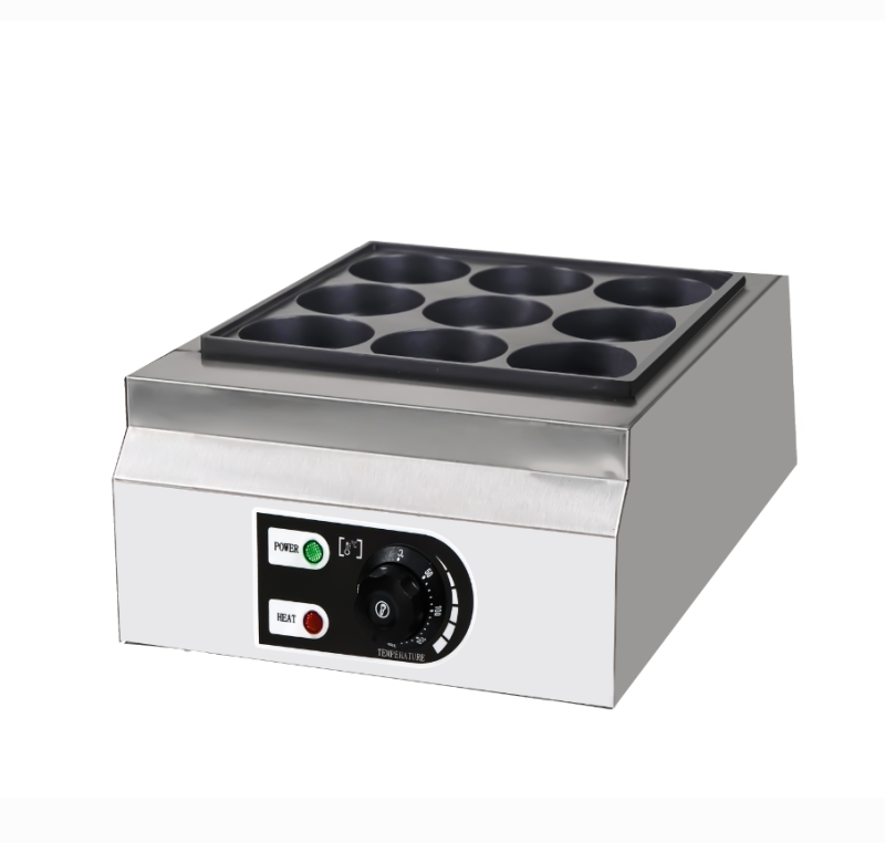 9‑Holes Commercial Egg Burger Maker