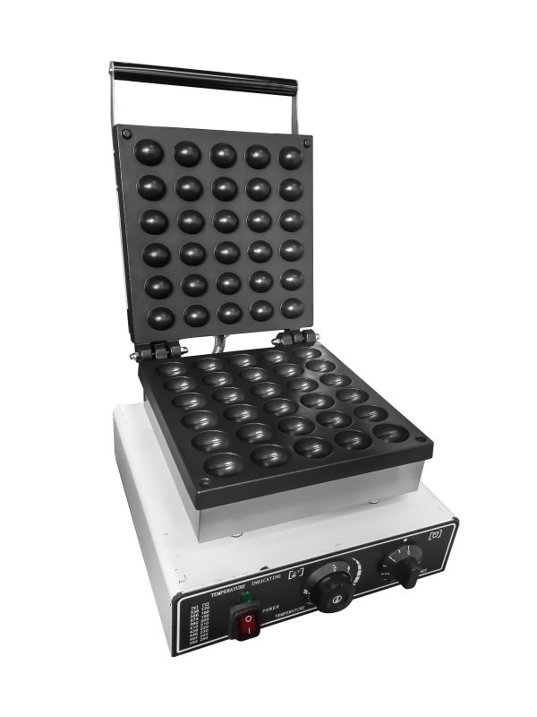 30‑Hole Walnut Waffle Maker