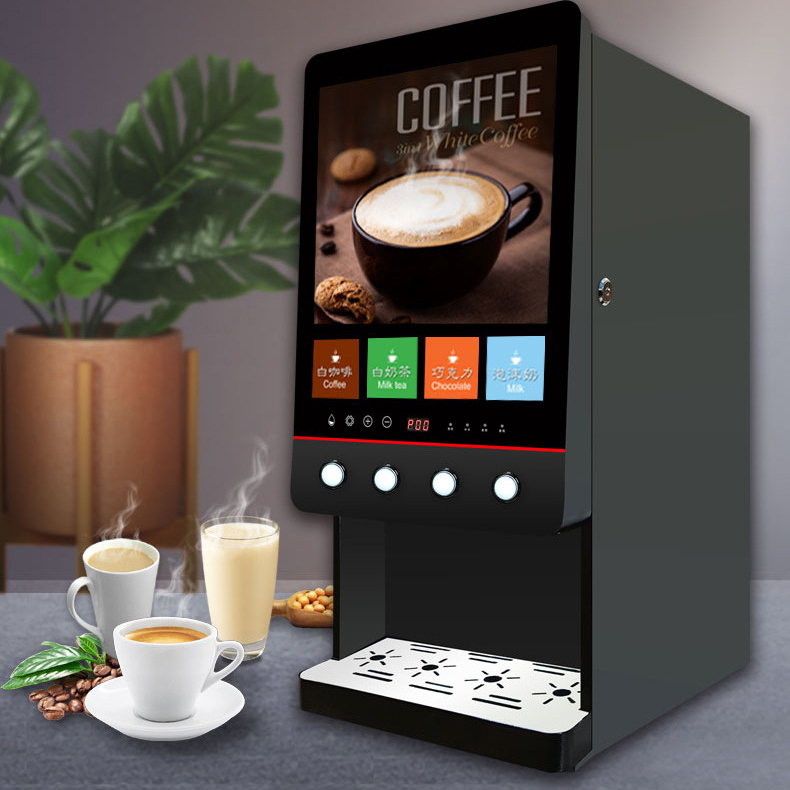 Four-Flavor Hot Drink Dispenser (Hot-Only Instant Type)