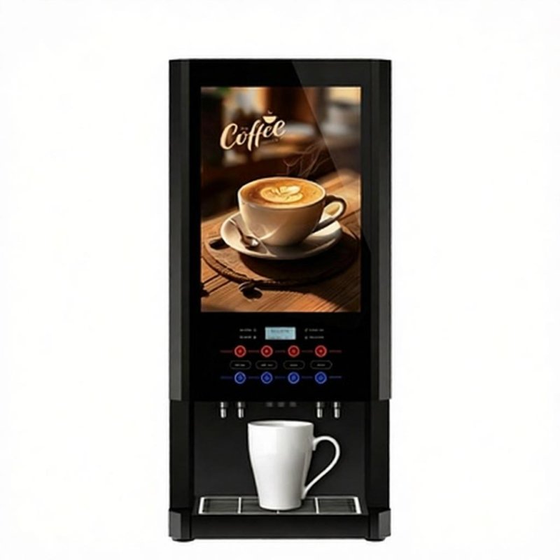 3-Flavor Instant Coffee Dispenser (Hot & Cold Type)