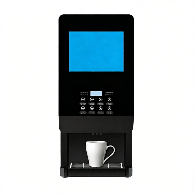 3-Flavor Instant Coffee Dispenser (Hot-Only Mixed Type)