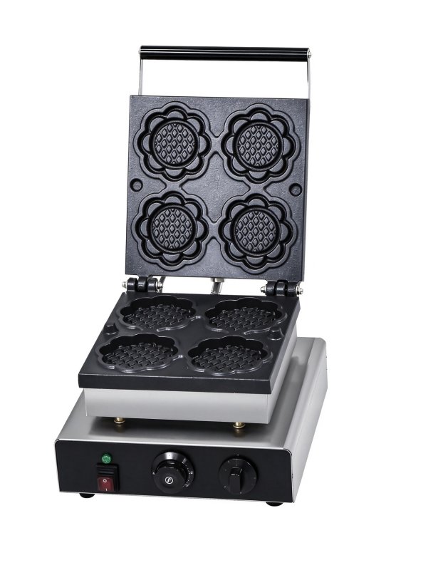 Electric 4 grids sunflower Waffle Maker