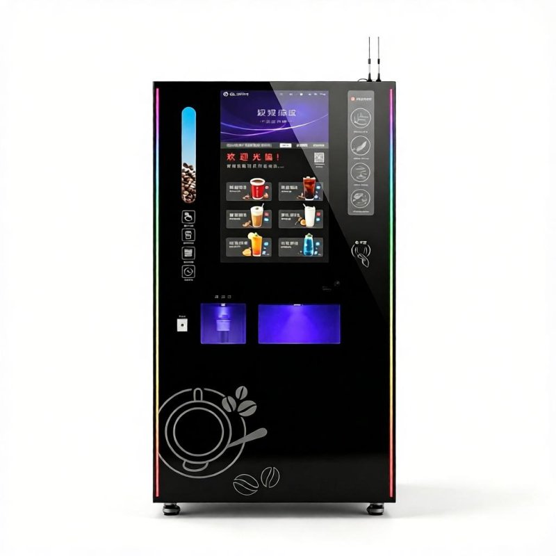 Freshly Ground Coffee Vending Machine (Freshly Ground + Instant + Carbonated Drink, Ice Making Version)