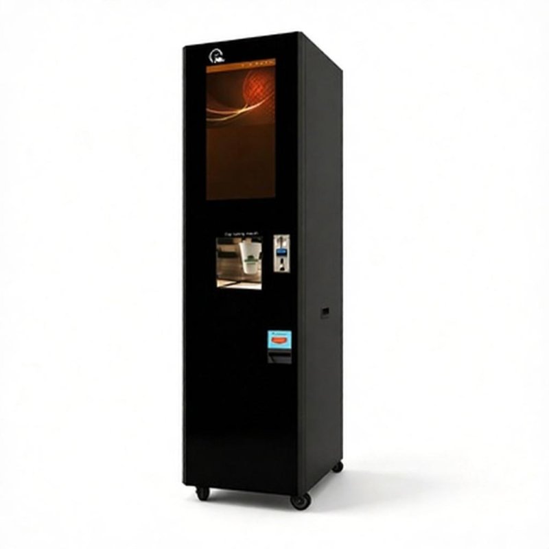 Freshly Ground Coffee Vending Machine (Freshly Ground + Instant, Hot-Only Version)