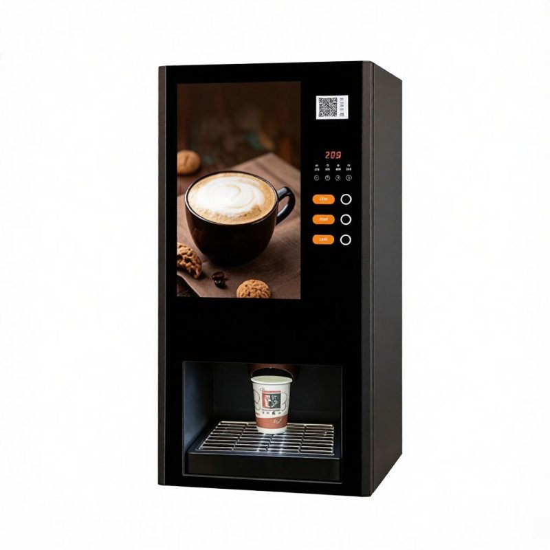 Self‑Service Coffee Vending Machine (Hot‑Only Instant Type)