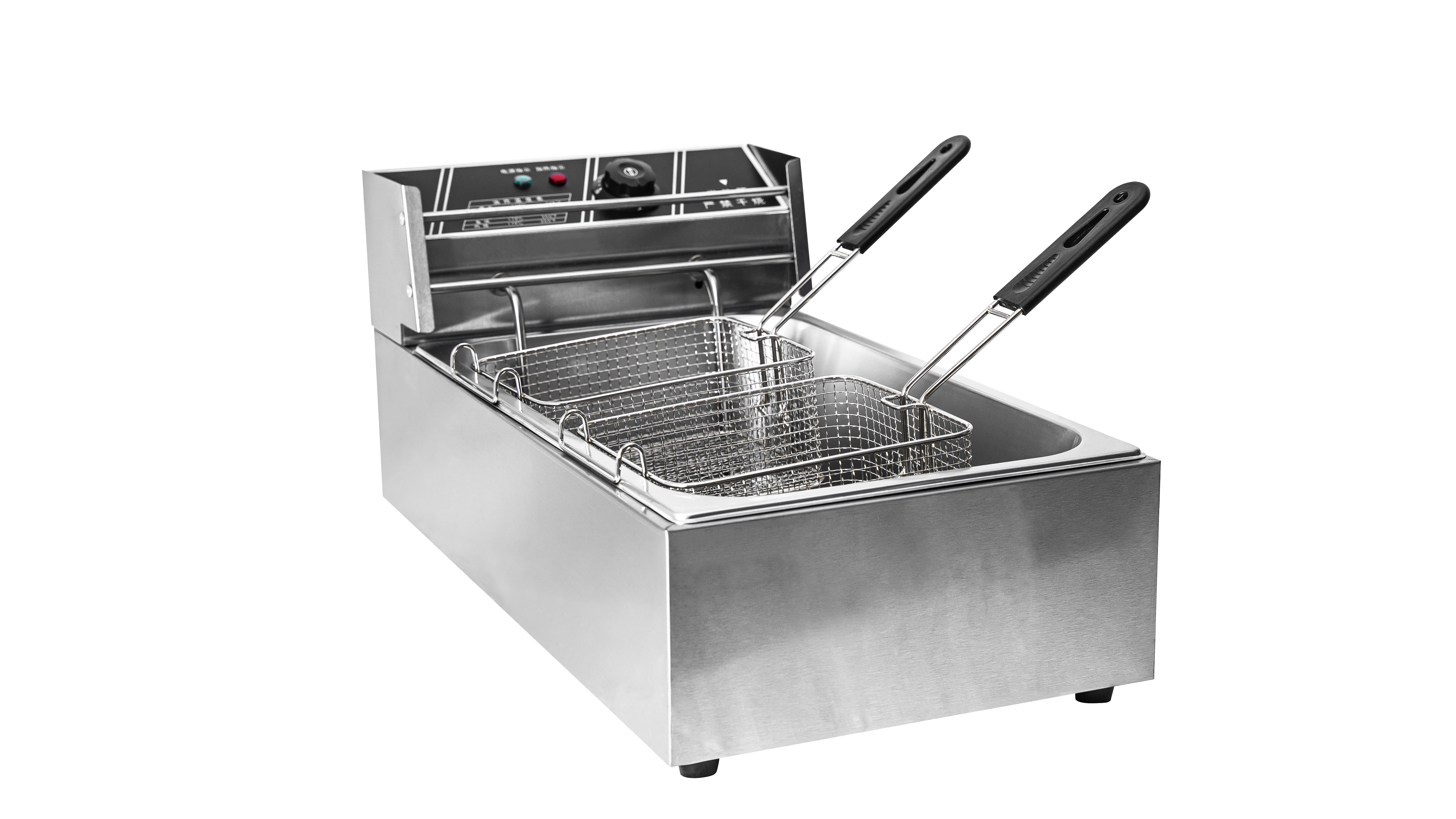 1‑Tank 2‑Basket Electric Deep Fryer