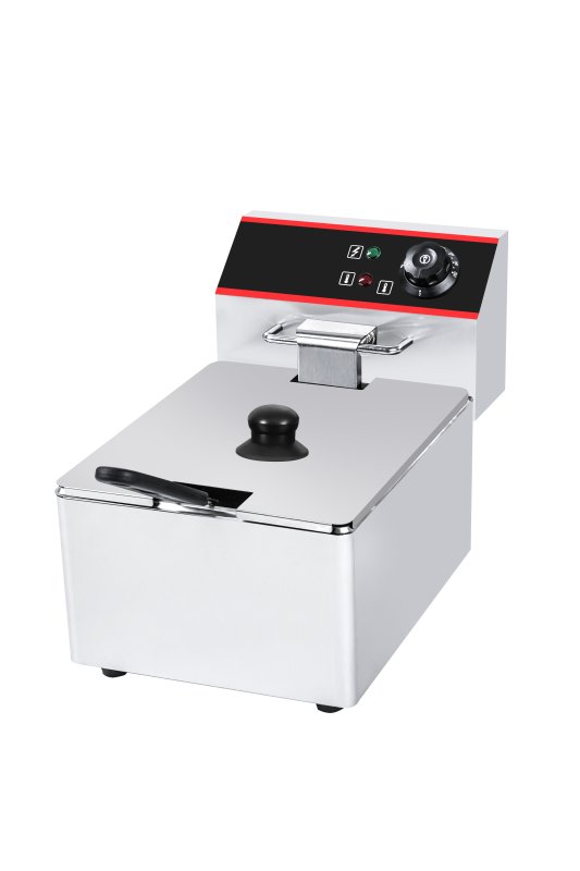 1‑Tank 1‑Basket Electric Deep Fryer