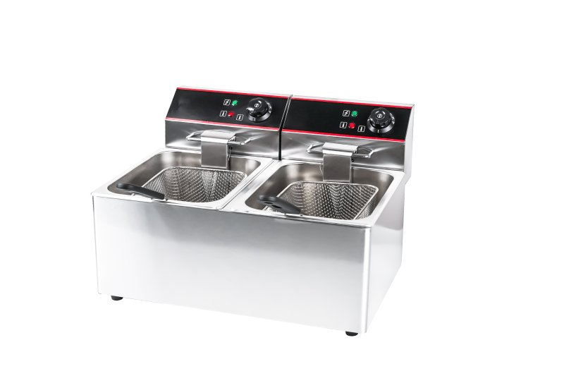 2-Tank 2-Basket Electric Fryer