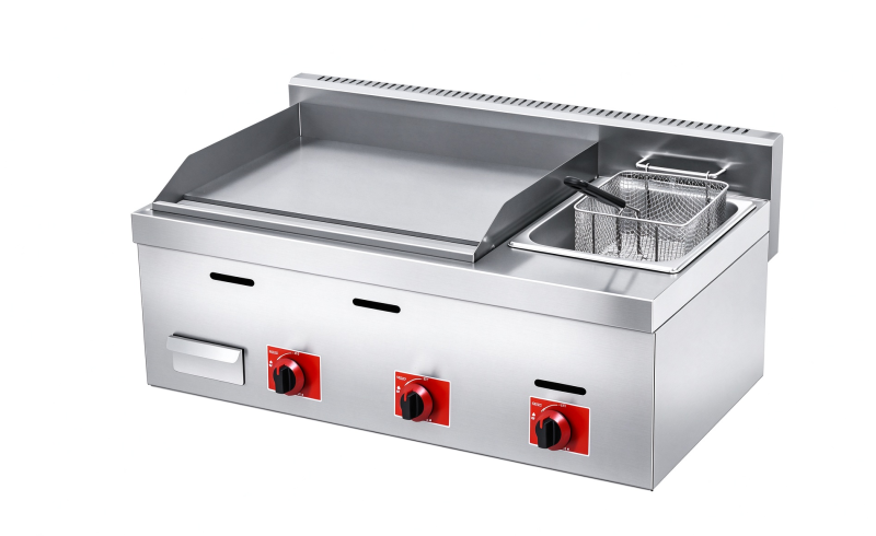 Gas Griddle & fryer