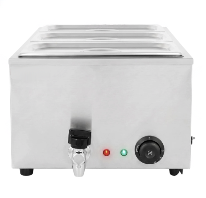 Commercial Electric 3-Pot Bain Marie MC-1V