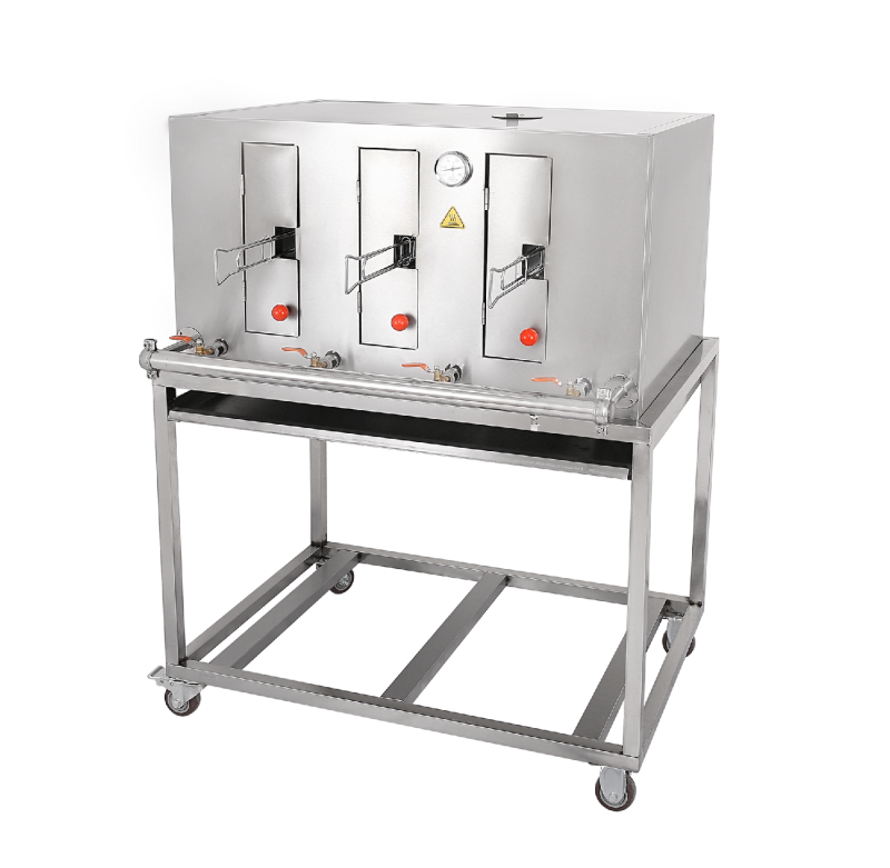 Commercial Gas 3-Rod Fish Grill MC-3Q