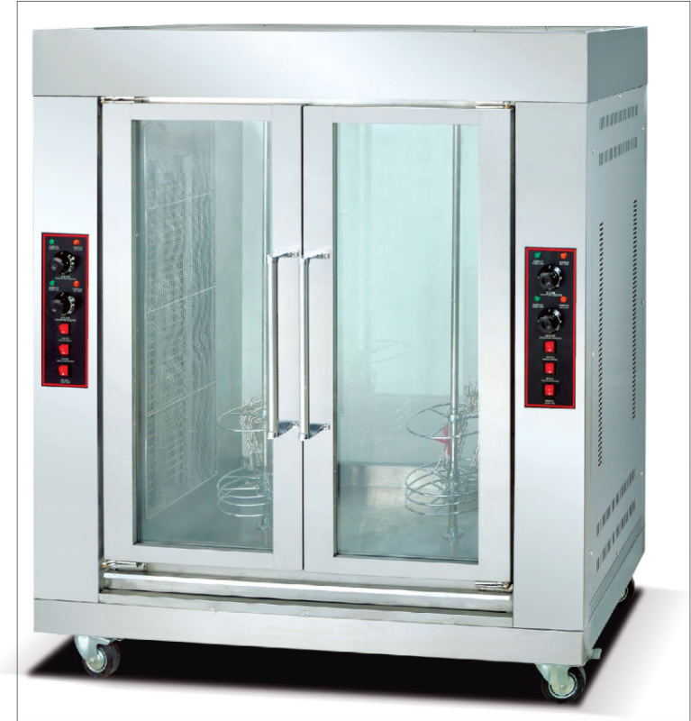 Commercial Gas Double Door Chicken Rotisserie MC-206-2