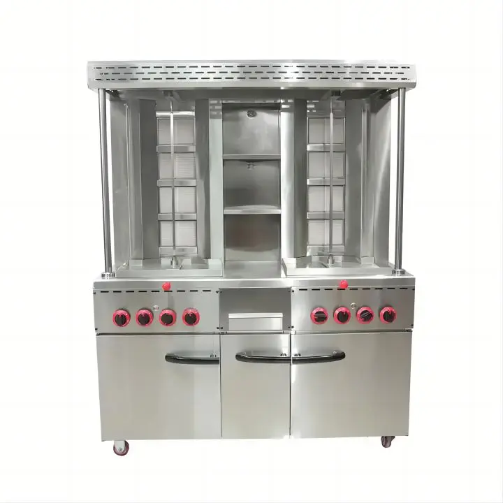 Commercial Gas Vertical Double Shawarma Grill MC-G950QM-2