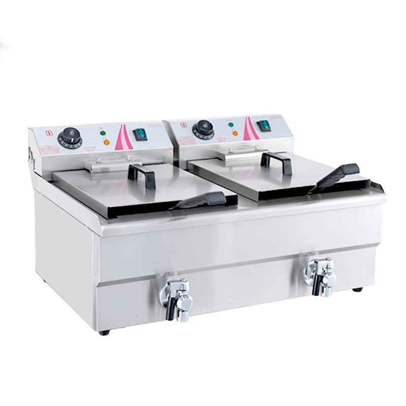 Commercial Electric Countertop Fryer MC-162V