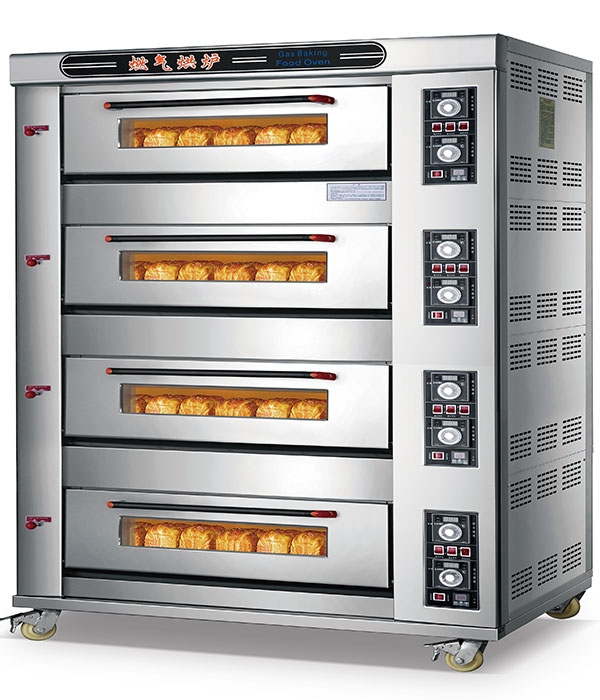 Gas 4 decks 16 trays Oven(Digital) GCX-4-16Q