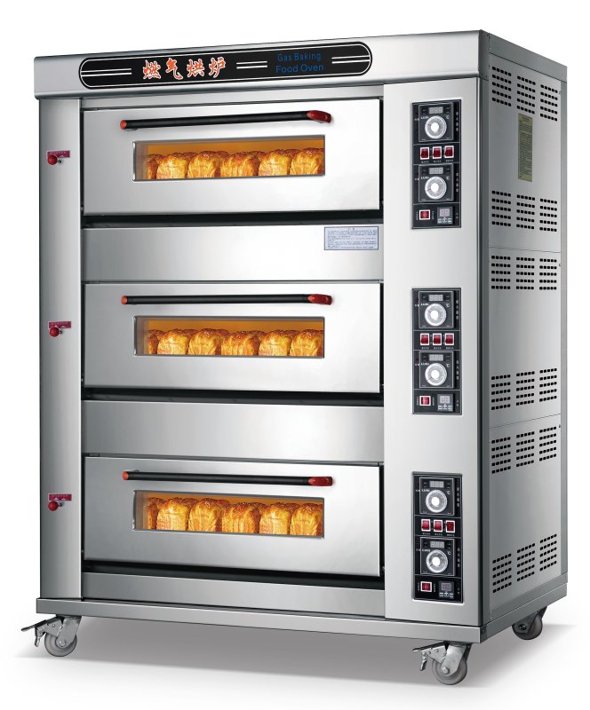 Gas 3 decks 6 trays Oven(Thermostat) GCX-3-6Q