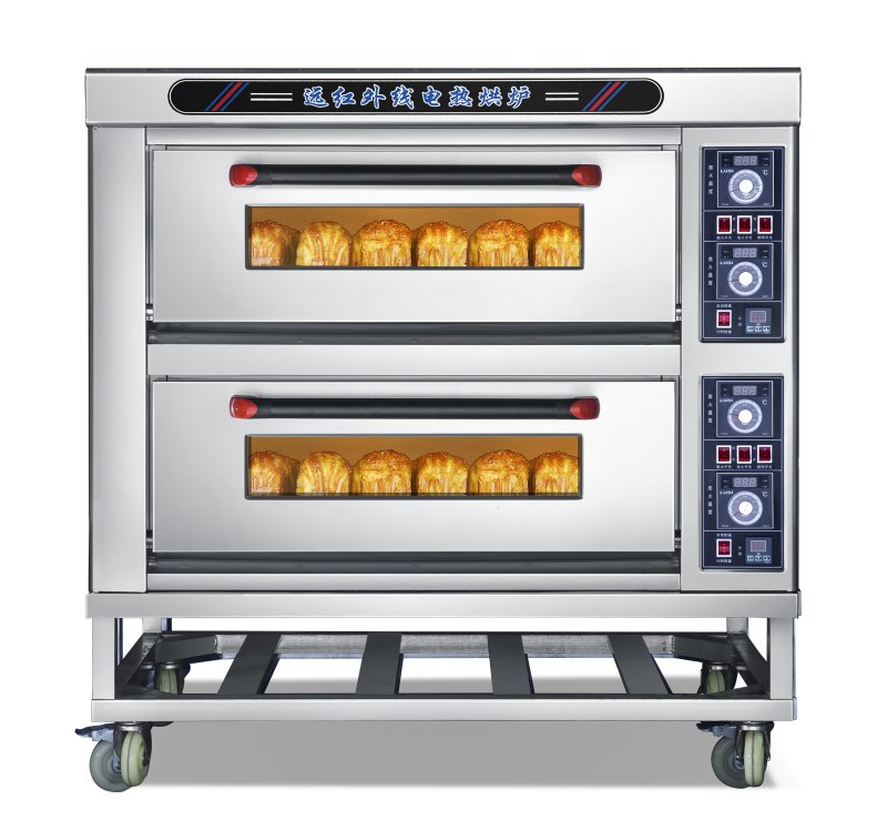 Electric 2 decks 4 trays Oven(Thermostat) GCX-2-4D