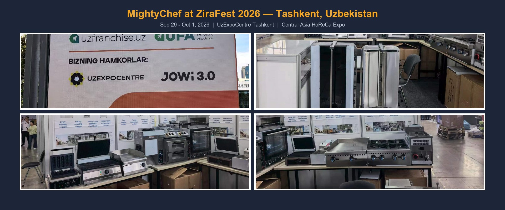 MightyChef Visits ZiraFest 2026 — Tashkent, Uzbekistan Exhibition Report