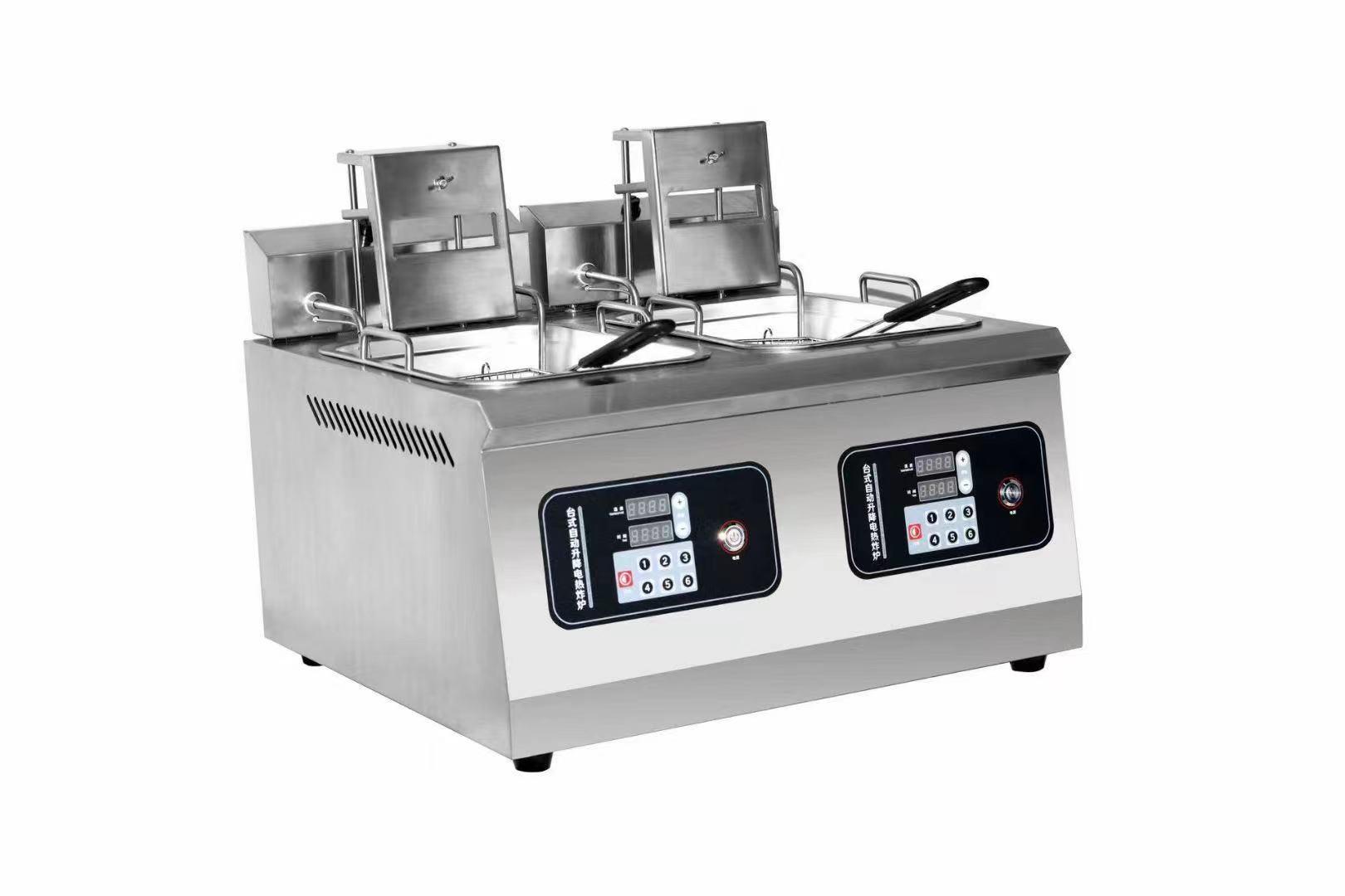 JDZL-2ST 14L Dual Tank Lift-Up Deep Fryer