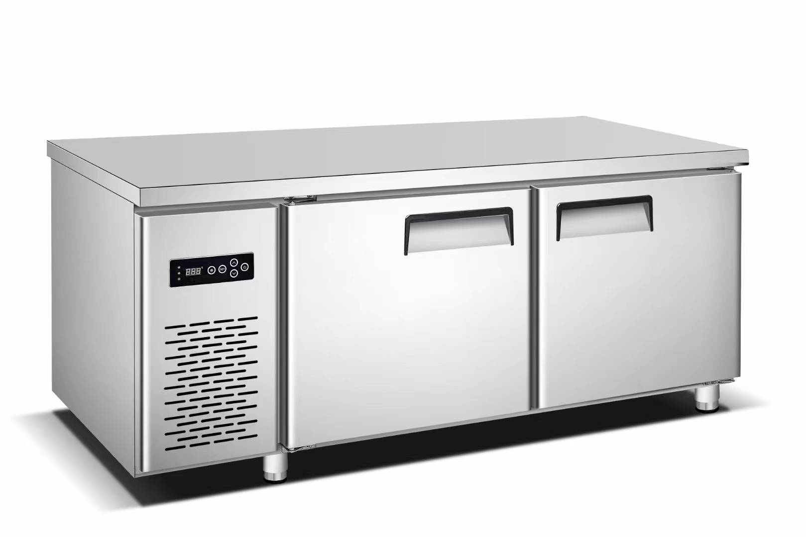 1.8m Commercial Freezer Worktable Refrigerator - 400L